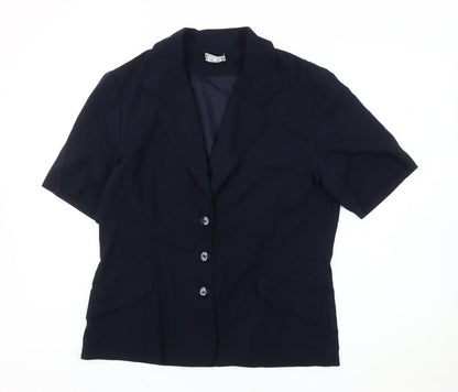 Womens UK Size 14 OPUS Regular Blue Blazer
