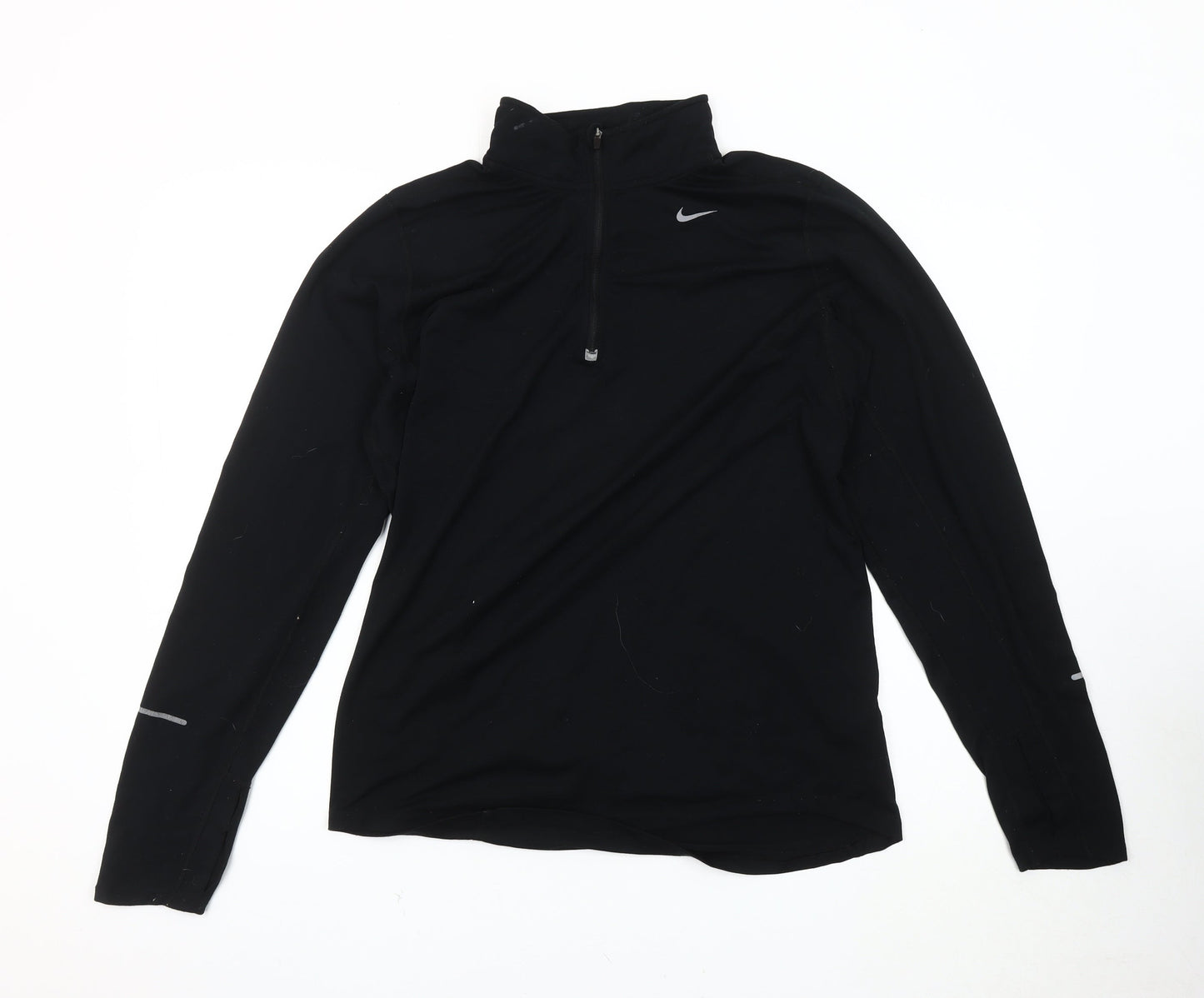 Nike Women's Black Medium Sweatshirt, Athletic, Lightweight