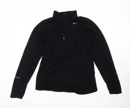 Nike Women's Black Medium Sweatshirt, Athletic, Lightweight