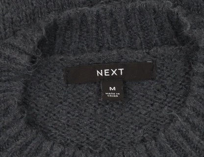 Next Men's Grey Cable-Knit Pullover Jumper, M