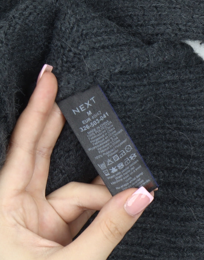 Next Men's Grey Cable-Knit Pullover Jumper, M