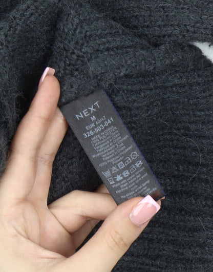 Next Men's Grey Cable-Knit Pullover Jumper, M