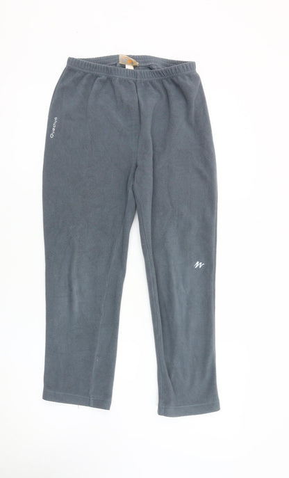 Quechua Boys Grey Fleece Trousers - 14 Years, Regular Fit