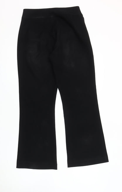 Inline London Women's Black Flared Trousers Size 8