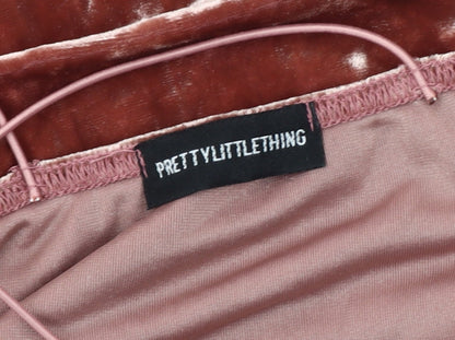 PrettyLittleThing Women's Multicoloured Size 10 Bodycon Dress