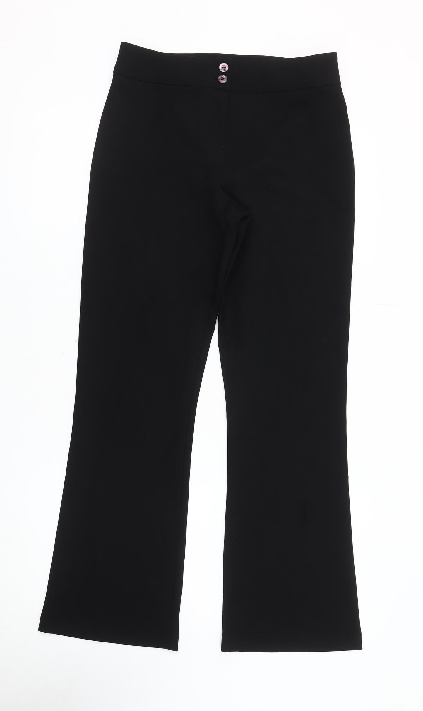 INLINE LONDON Women's Black Trousers Size 6