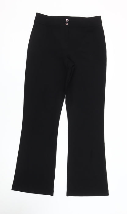 INLINE LONDON Women's Black Trousers Size 6