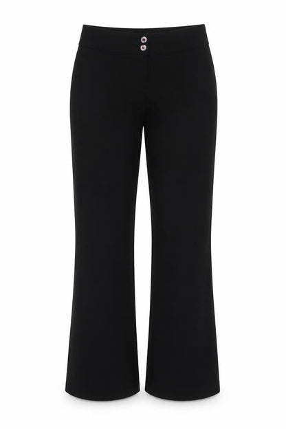 INLINE LONDON Women's Black Trousers Size 6