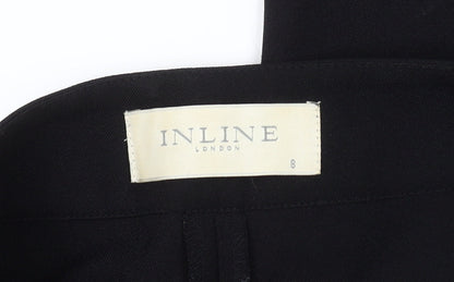 INLINE LONDON Women's Black Trousers Size 6