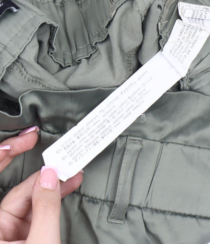 ZARA Women's Green Paperbag Shorts XS - Casual Style