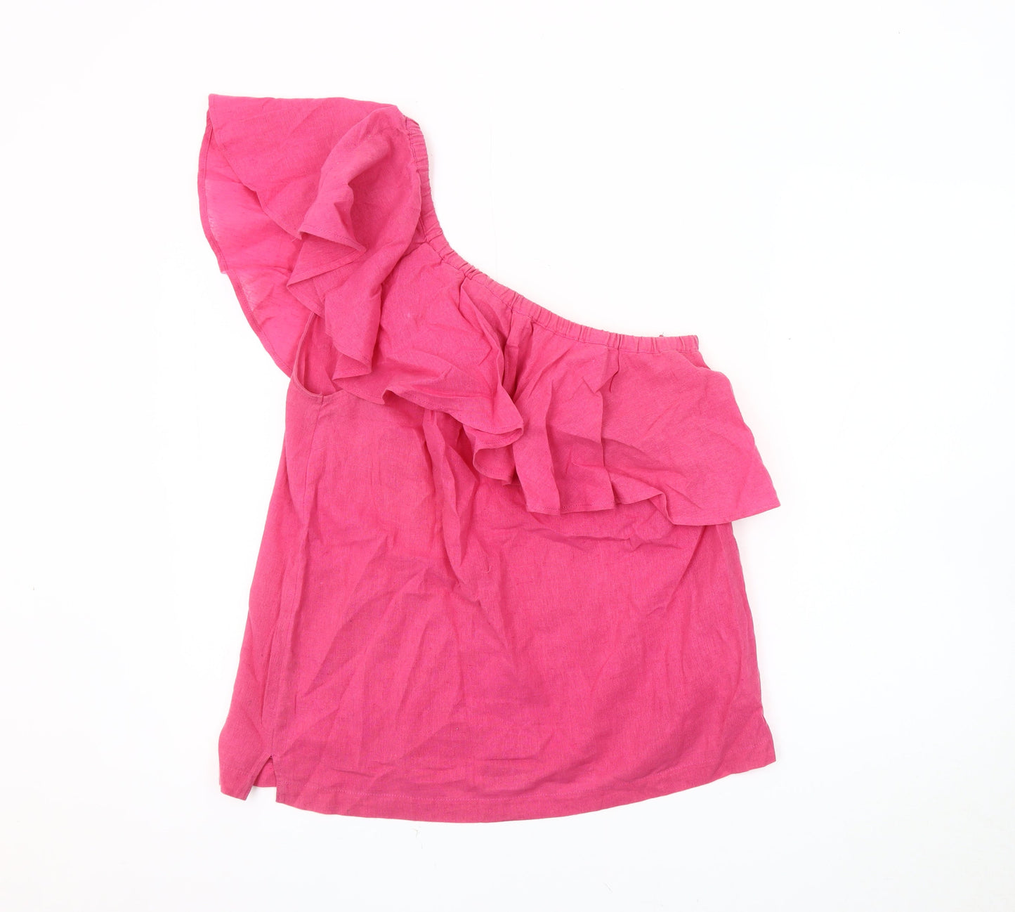 Womens UK Size 12 Warehouse Pink Basic Blouse