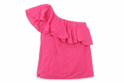 Womens UK Size 12 Warehouse Pink Basic Blouse