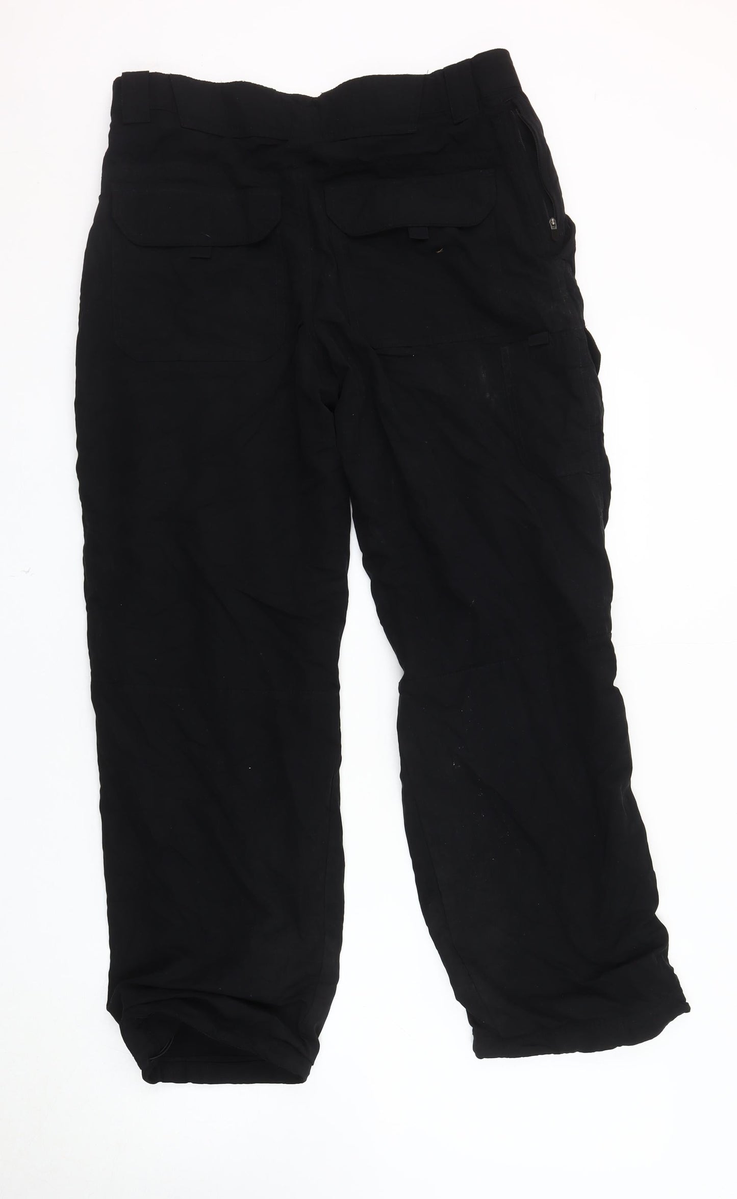 Marks and Spencer Men Black Cargo Trousers - M