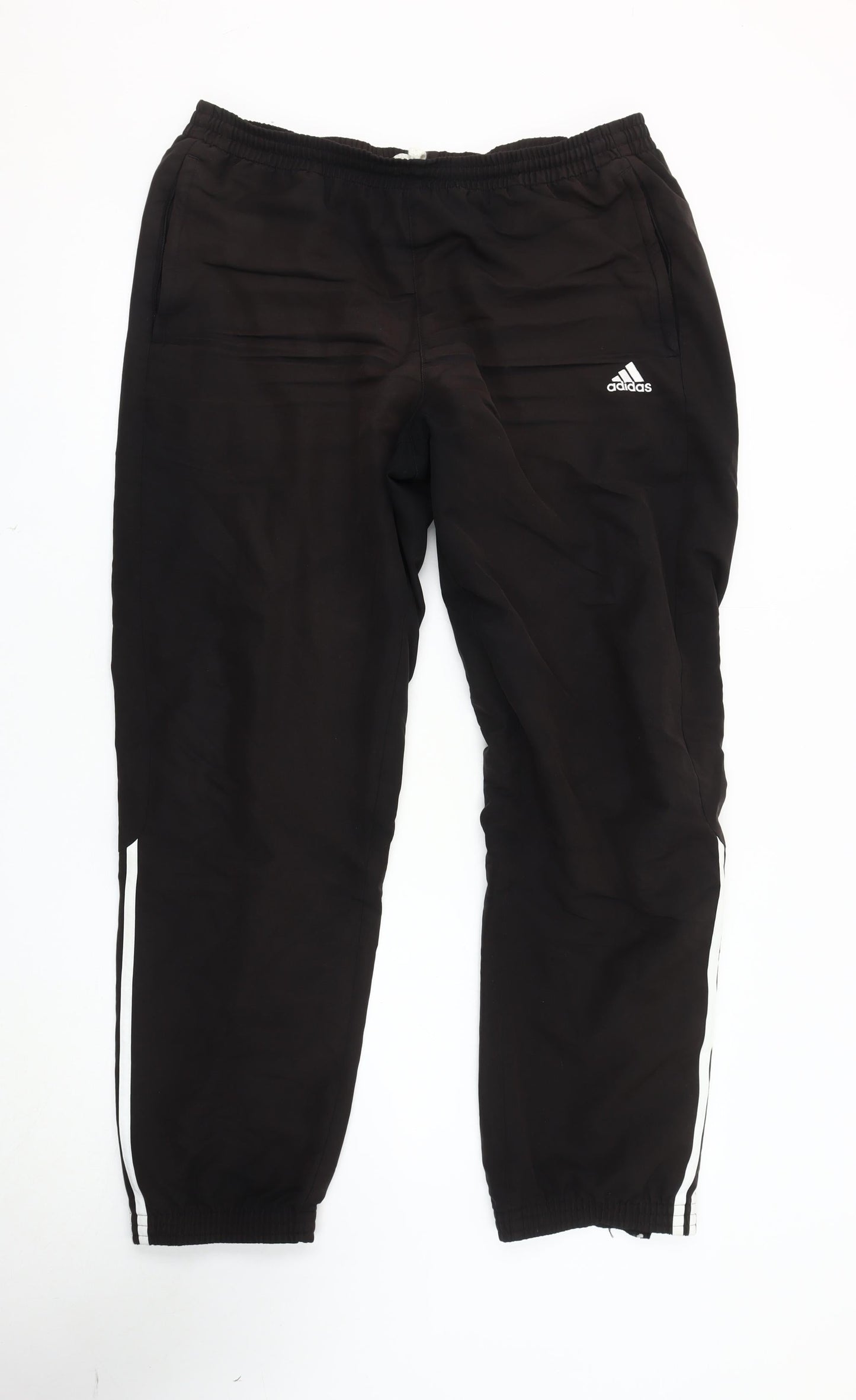 Adidas Men's Black Jogger Trousers, Size L, Sportswear