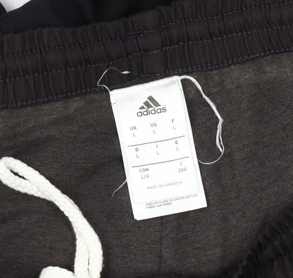 Adidas Men's Black Jogger Trousers, Size L, Sportswear