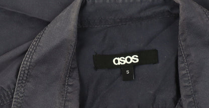 ASOS Men's Blue Button-Up Shirt Long Sleeve Size S