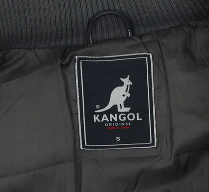 Mens UK Size S Kangol Grey Puffer Jacket