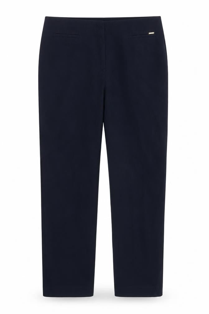 Womens UK Size 12 Marks and Spencer Classic Fit Ankle Blue Trousers