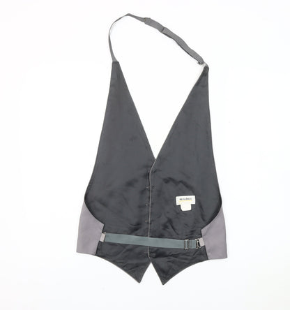 Mens UK Size S Moss Bros Regular Grey Suit Waistcoat