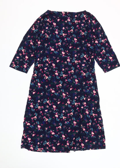 Cotton Traders Floral Dress Women Multicoloured Size 12