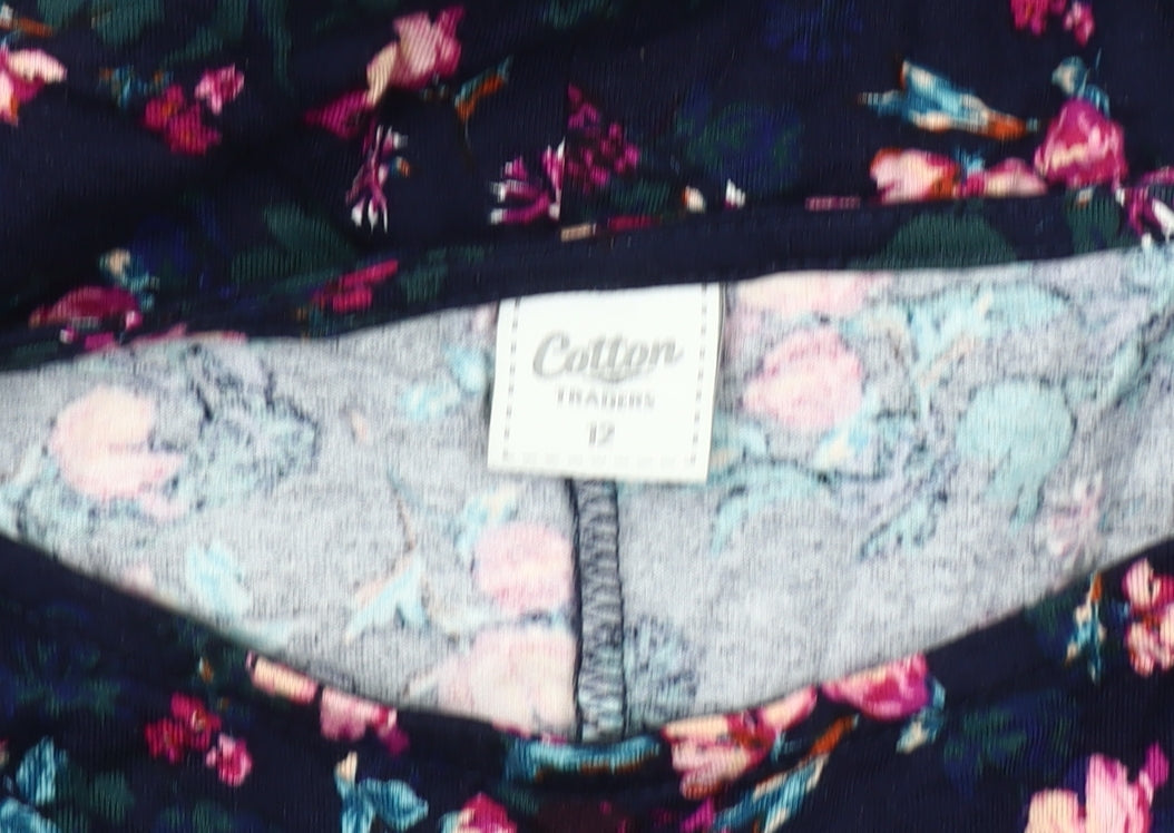 Cotton Traders Floral Dress Women Multicoloured Size 12