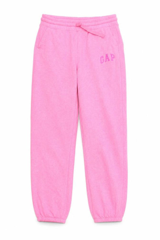 GAP Kids Pink Jogger Trousers, Girls Large, Elastic Waist