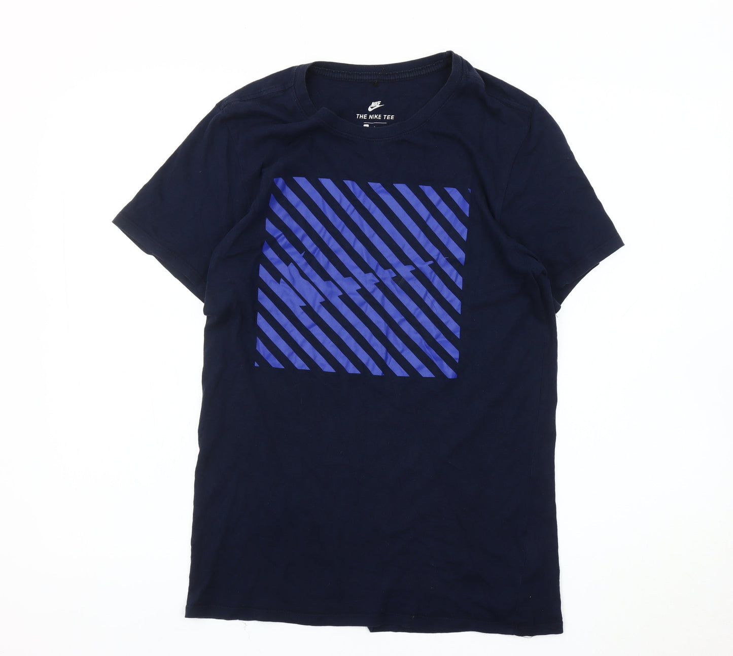 Nike Men's Blue Graphic Athletic T-Shirt Size S