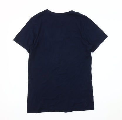 Nike Men's Blue Graphic Athletic T-Shirt Size S