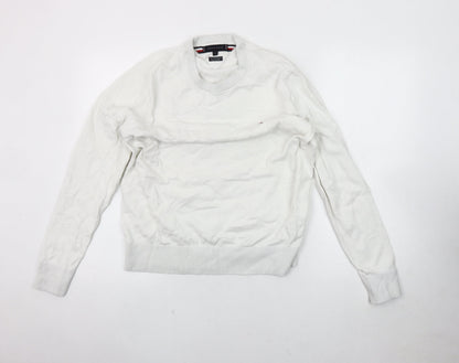 Tommy Hilfiger Men's White Crew Neck M Sweatshirt
