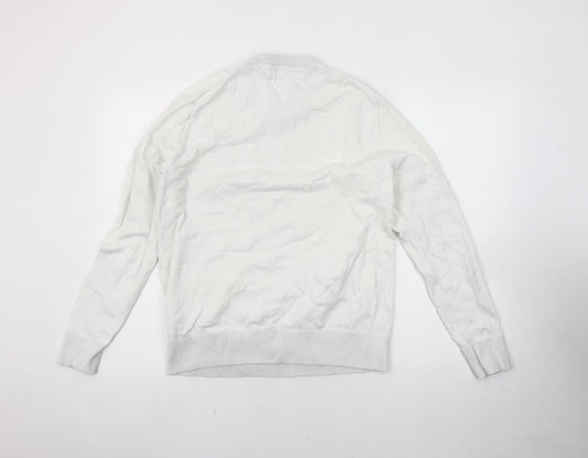 Tommy Hilfiger Men's White Crew Neck M Sweatshirt