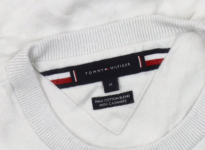 Tommy Hilfiger Men's White Crew Neck M Sweatshirt