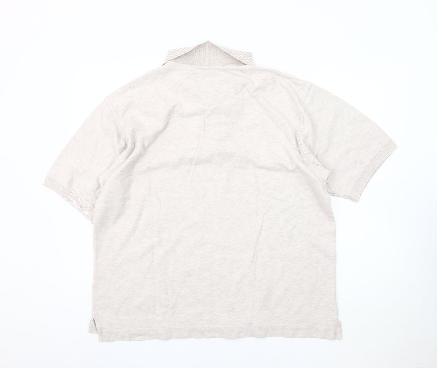 Timberland Men's Beige Polo Shirt L