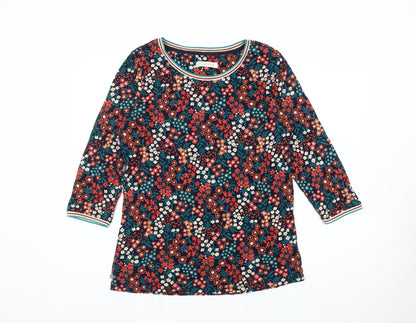 Brakeburn Women's Multicoloured Floral T-Shirt Size 10