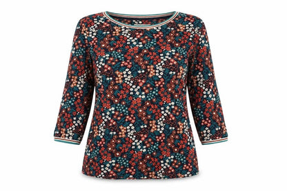 Brakeburn Women's Multicoloured Floral T-Shirt Size 10