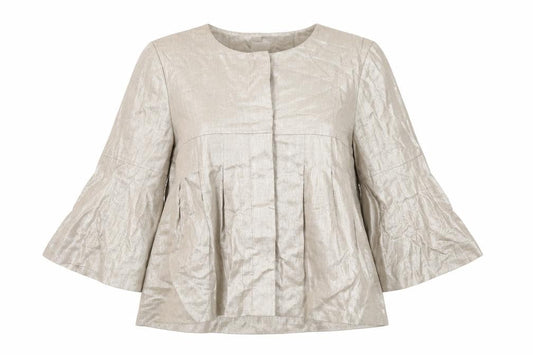 Womens UK Size 10 Oasis Regular Silver Blazer