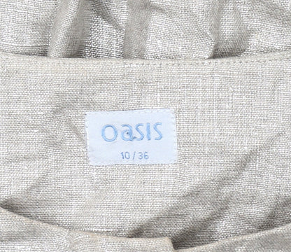 Oasis Women’s Silver Blazer, Size 10, Lightweight