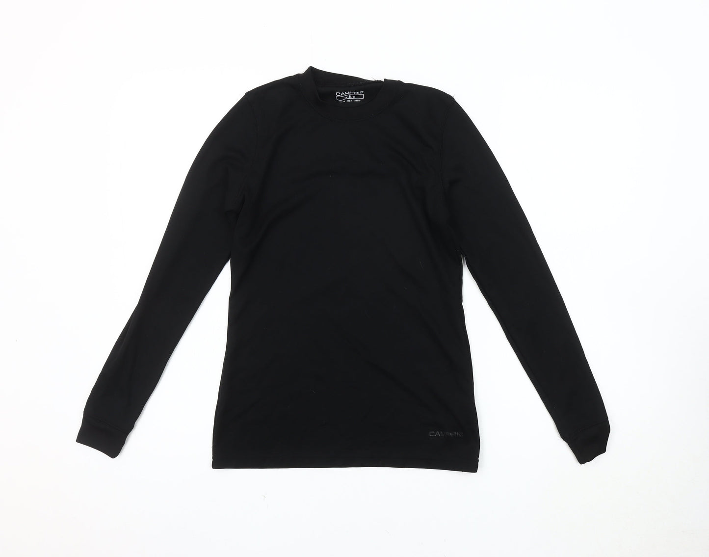 Campri Women's Black XS Long Sleeve Basic T-Shirt