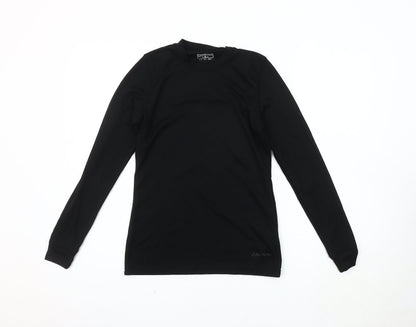 Campri Women's Black XS Long Sleeve Basic T-Shirt