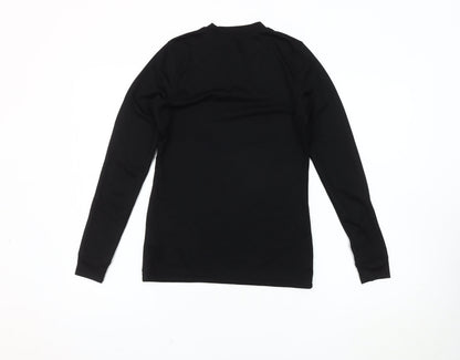 Campri Women's Black XS Long Sleeve Basic T-Shirt