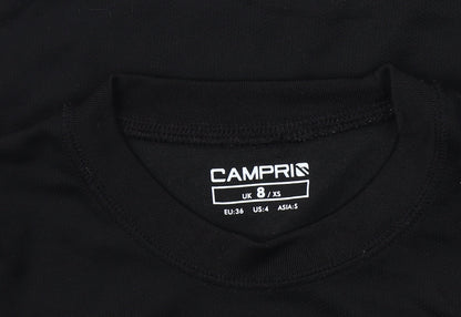 Campri Women's Black XS Long Sleeve Basic T-Shirt