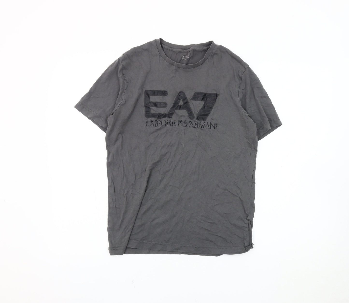 Mens UK Size S Emporio Armani Grey  T-Shirt