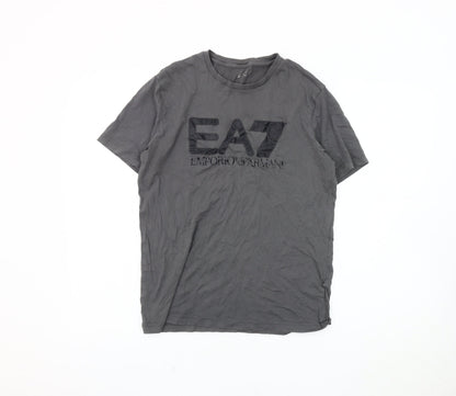 Mens UK Size S Emporio Armani Grey  T-Shirt