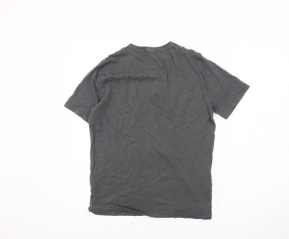 Mens UK Size S Emporio Armani Grey  T-Shirt