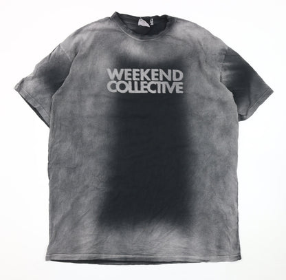 Unisex Adults UK Size M ASOS Black Basic T-Shirt
