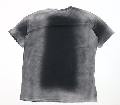 Unisex Adults UK Size M ASOS Black Basic T-Shirt