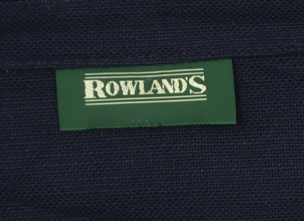 Rowland's Men's Blue Short Sleeve Button-Up Shirt