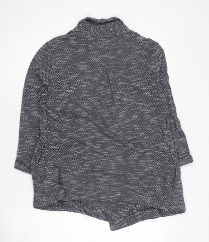 Womens UK Size 8 Fat Face Blue Cardigan Jumper