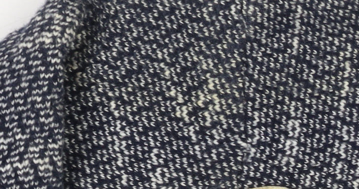 Womens UK Size 8 Fat Face Blue Cardigan Jumper