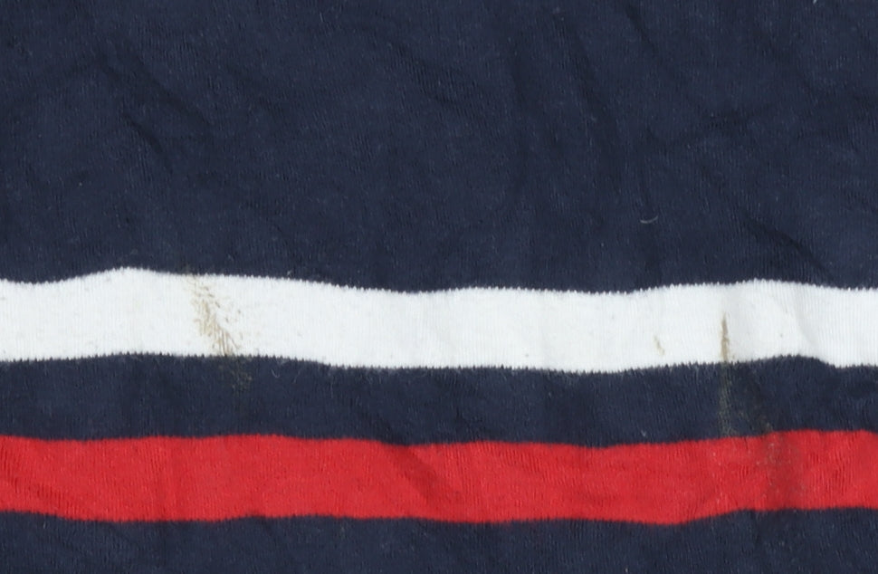 Tommy Hilfiger Men's L Blue Striped Polo