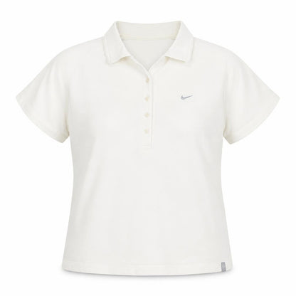 Womens UK Size XL Nike White Basic Polo